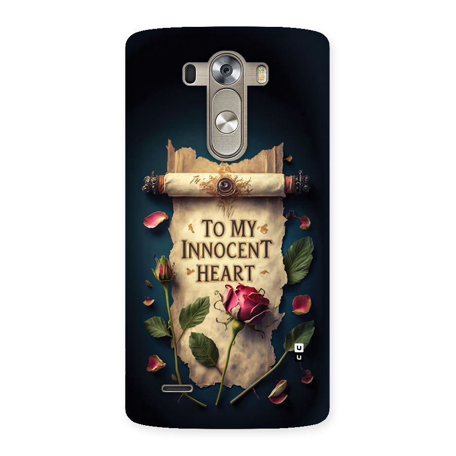 Innocence Of Heart Back Case for LG G3