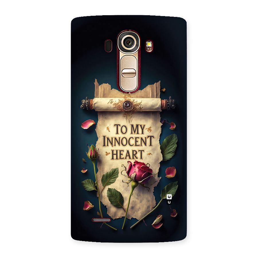 Innocence Of Heart Back Case for LG G4