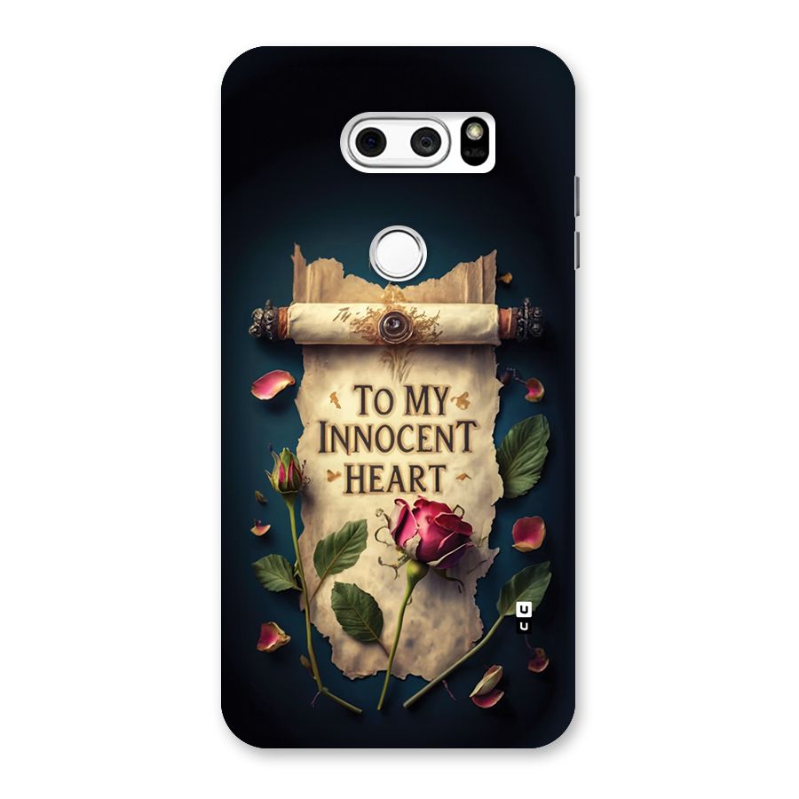 Innocence Of Heart Back Case for LG V30