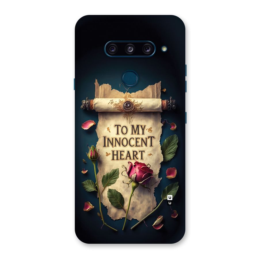 Innocence Of Heart Back Case for LG  V40 ThinQ