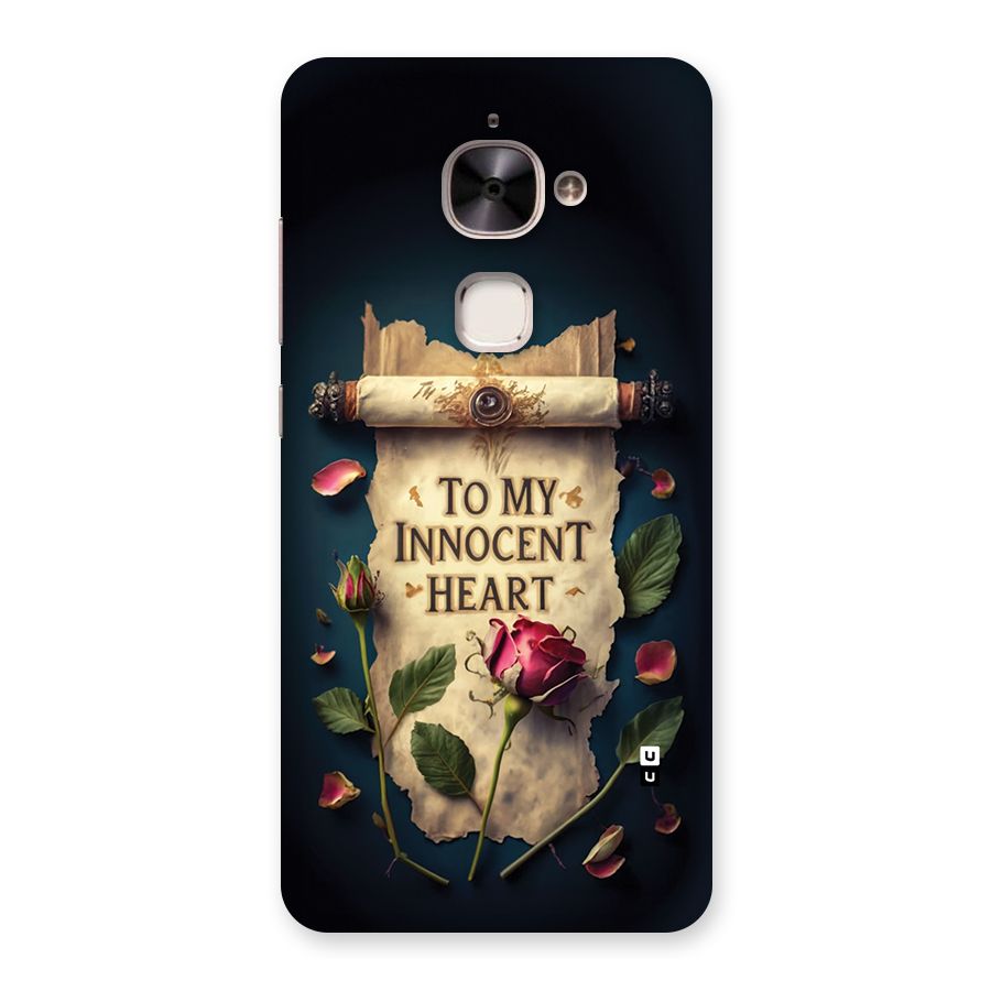 Innocence Of Heart Back Case for Le 2