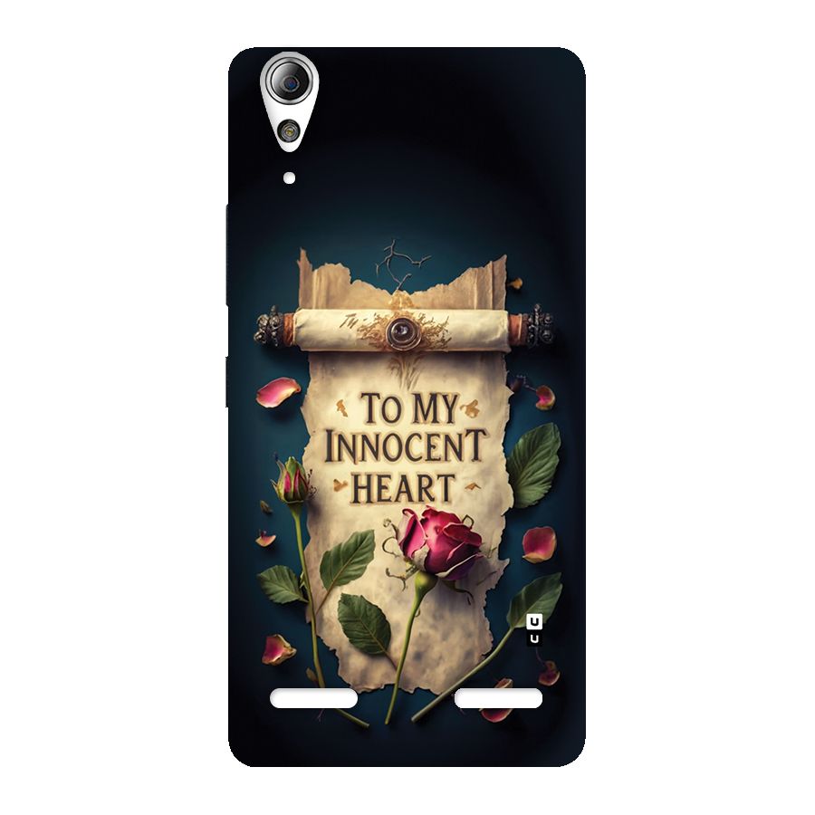 Innocence Of Heart Back Case for Lenovo A6000