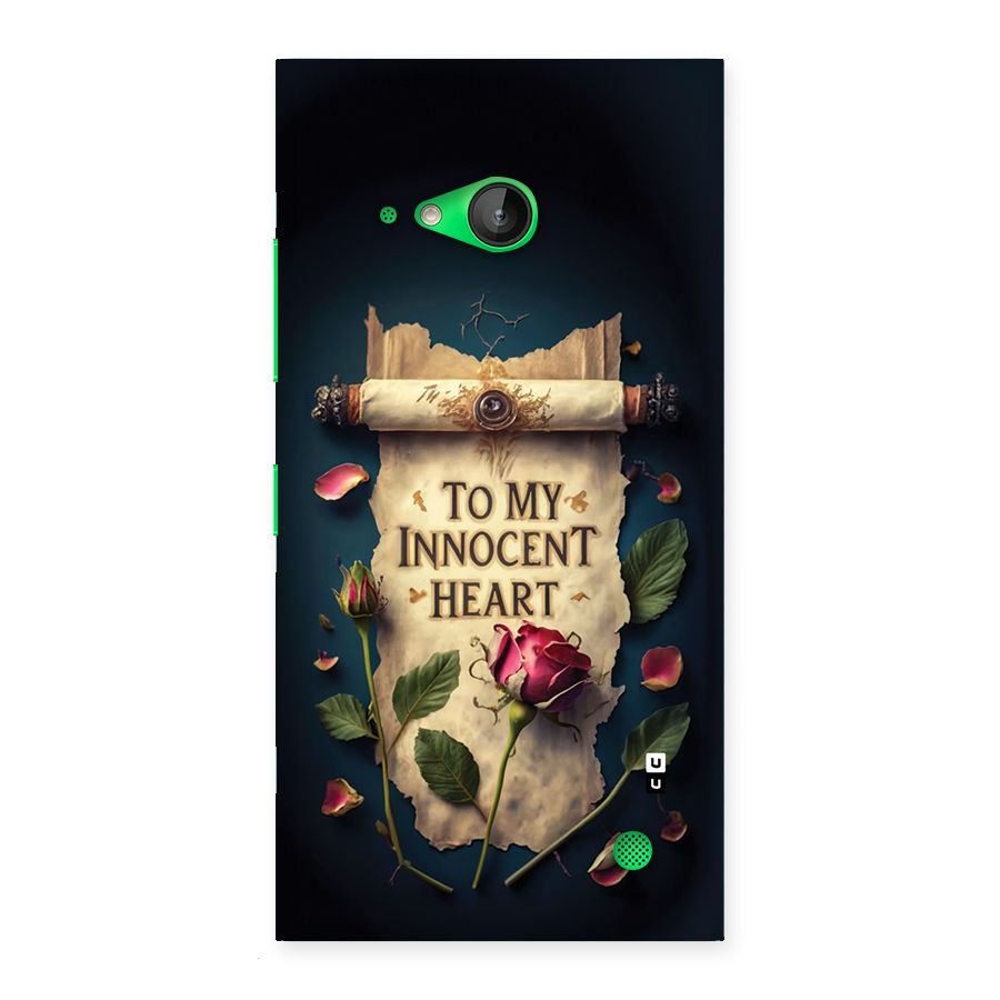 Innocence Of Heart Back Case for Lumia 730