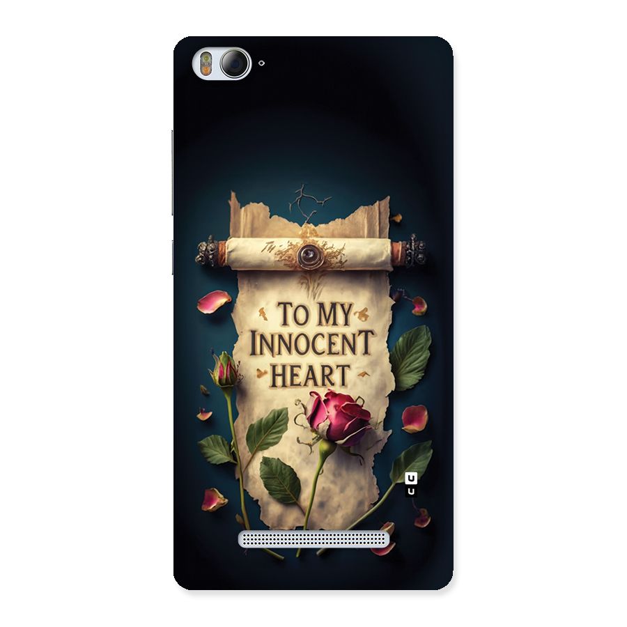 Innocence Of Heart Back Case for Mi4i