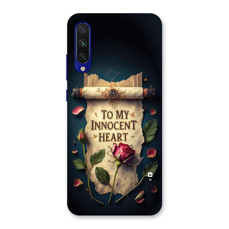 Innocence Of Heart Back Case for Mi A3