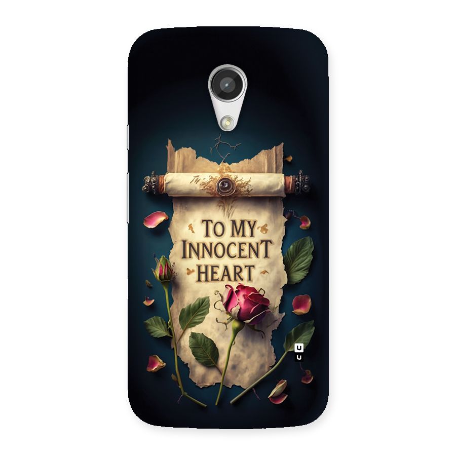 Innocence Of Heart Back Case for Moto G 2nd Gen