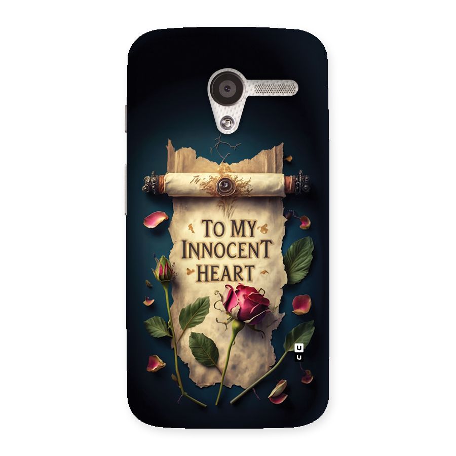 Innocence Of Heart Back Case for Moto X