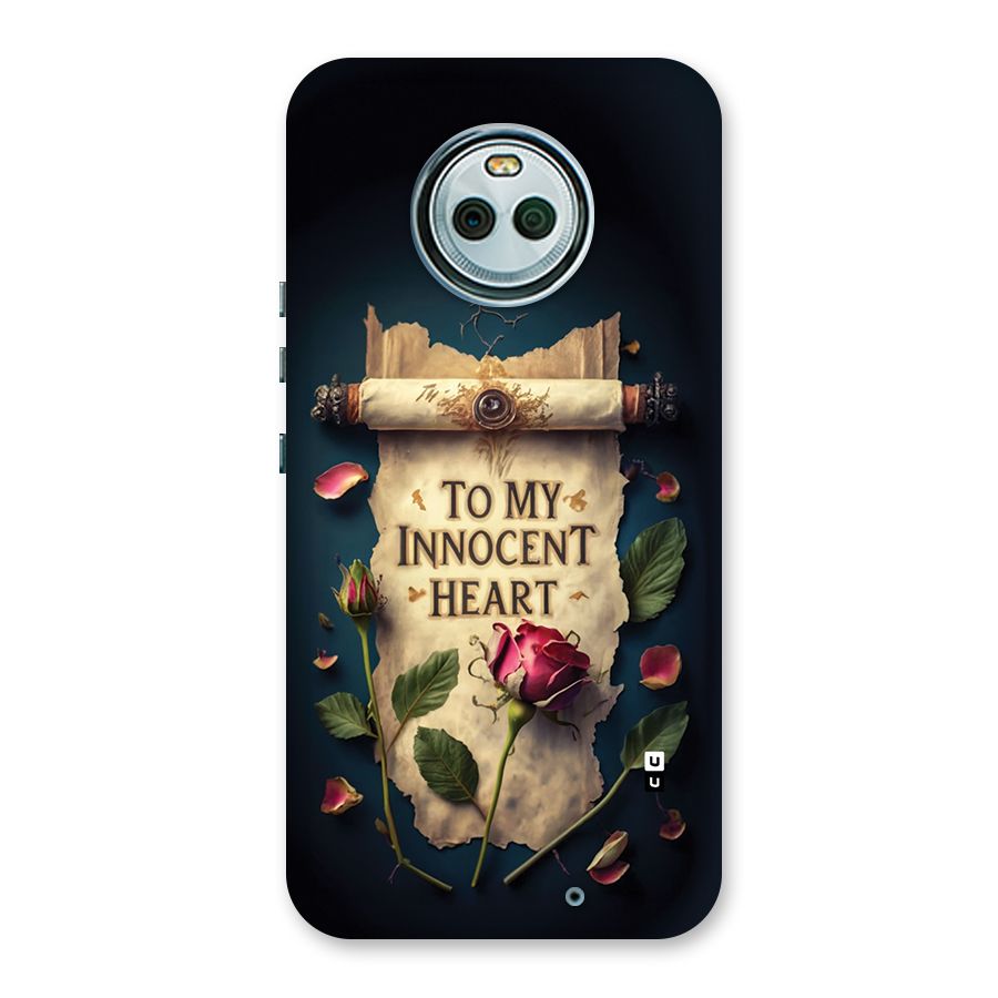Innocence Of Heart Back Case for Moto X4