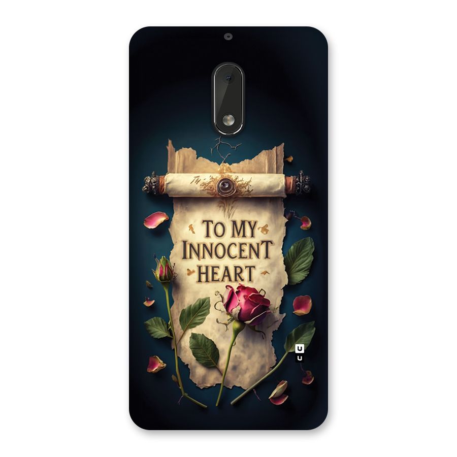 Innocence Of Heart Back Case for Nokia 6