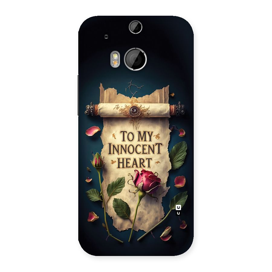 Innocence Of Heart Back Case for One M8