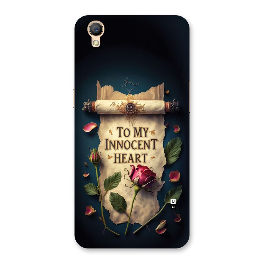 Innocence Of Heart Back Case for Oppo A37