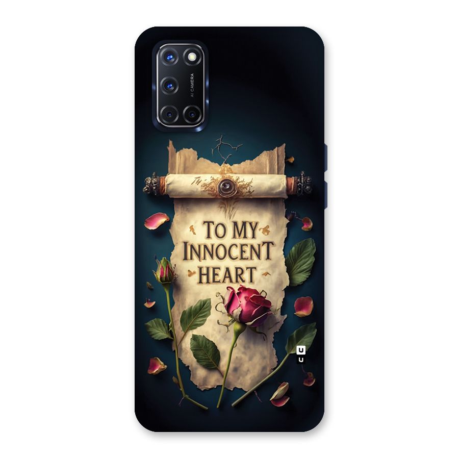 Innocence Of Heart Back Case for Oppo A52