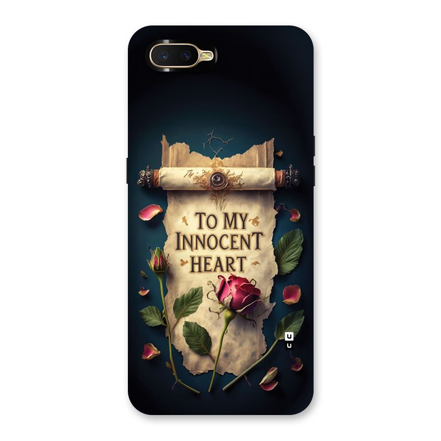 Innocence Of Heart Back Case for Oppo K1