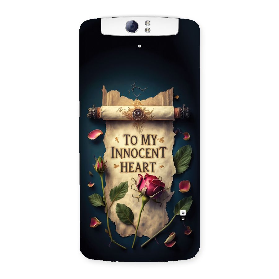 Innocence Of Heart Back Case for Oppo N1