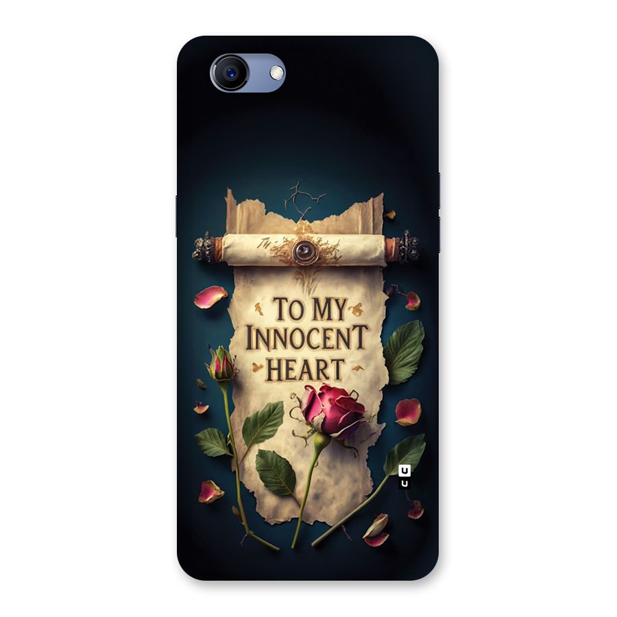 Innocence Of Heart Back Case for Realme 1