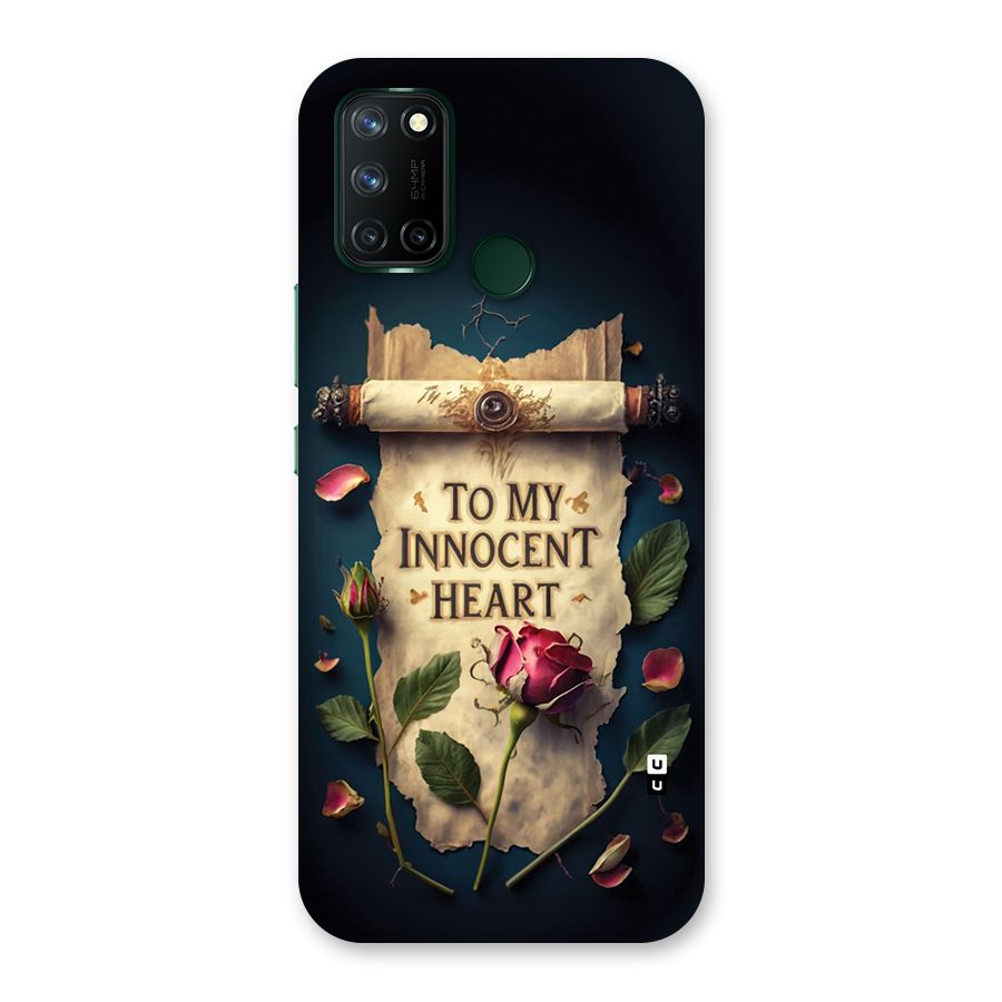 Innocence Of Heart Back Case for Realme 7i