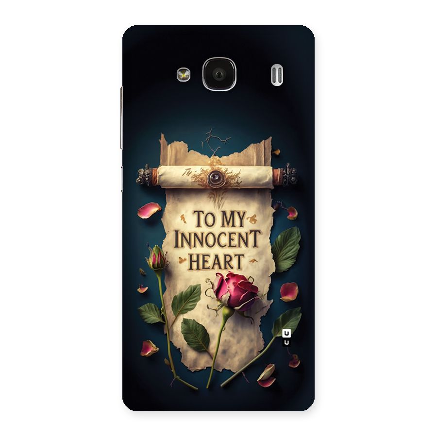 Innocence Of Heart Back Case for Redmi 2