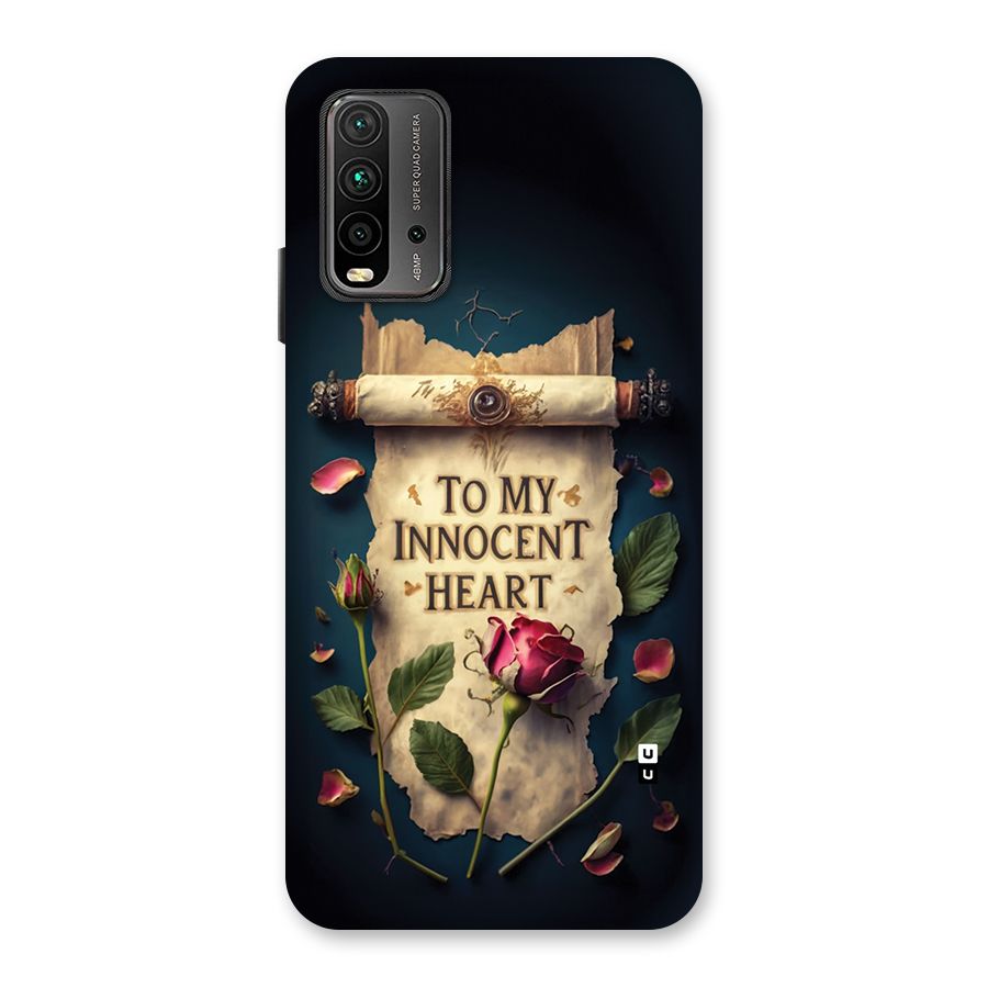 Innocence Of Heart Back Case for Redmi 9 Power