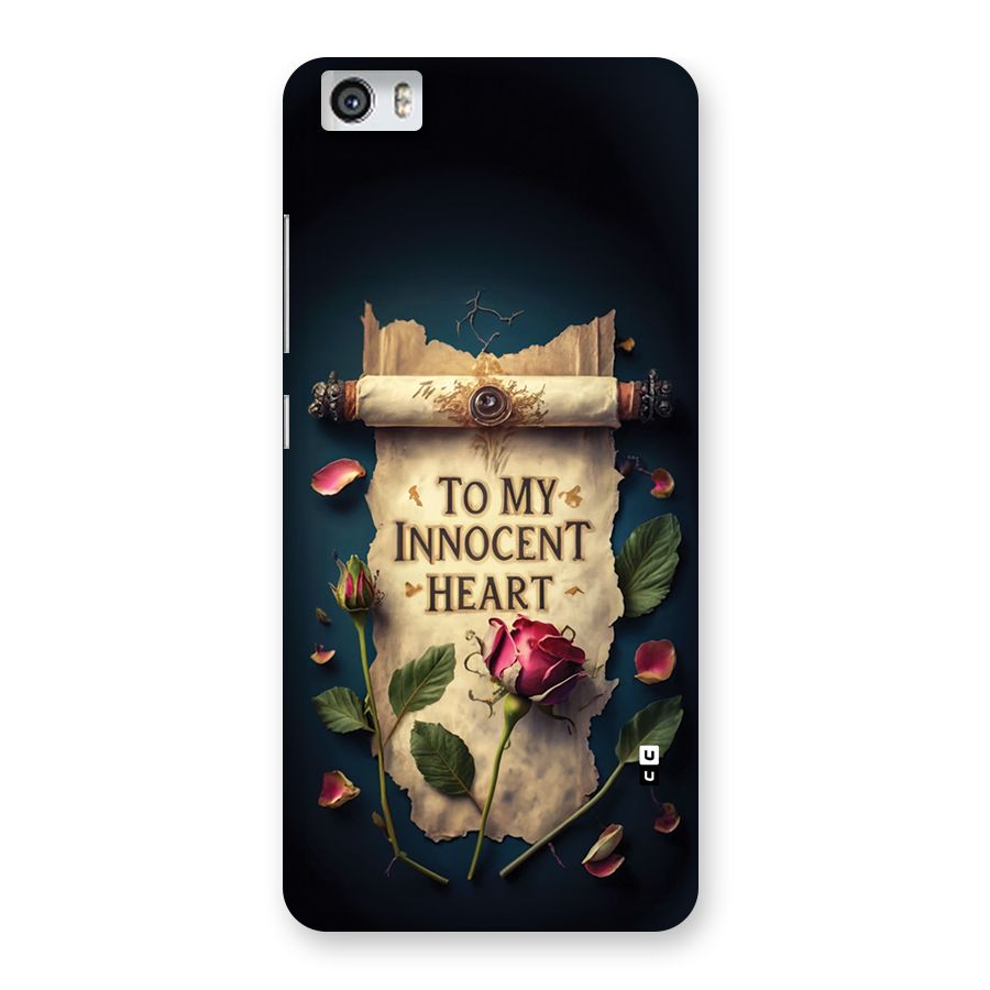 Innocence Of Heart Back Case for Redmi Mi 5