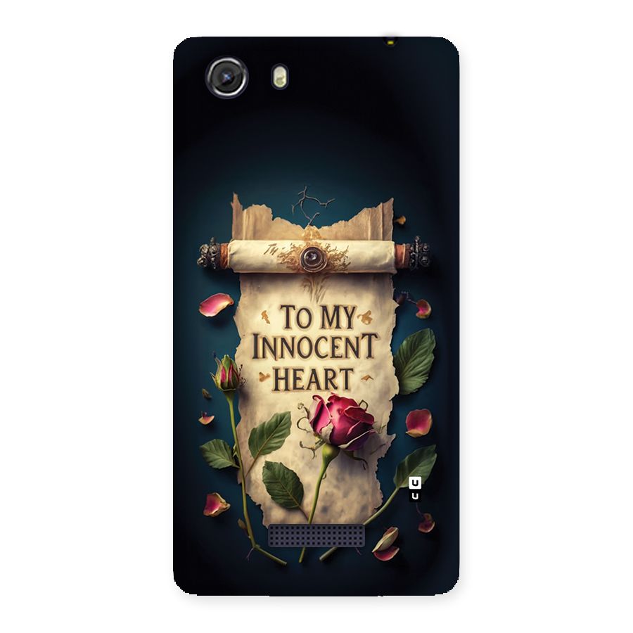 Innocence Of Heart Back Case for Unite 3