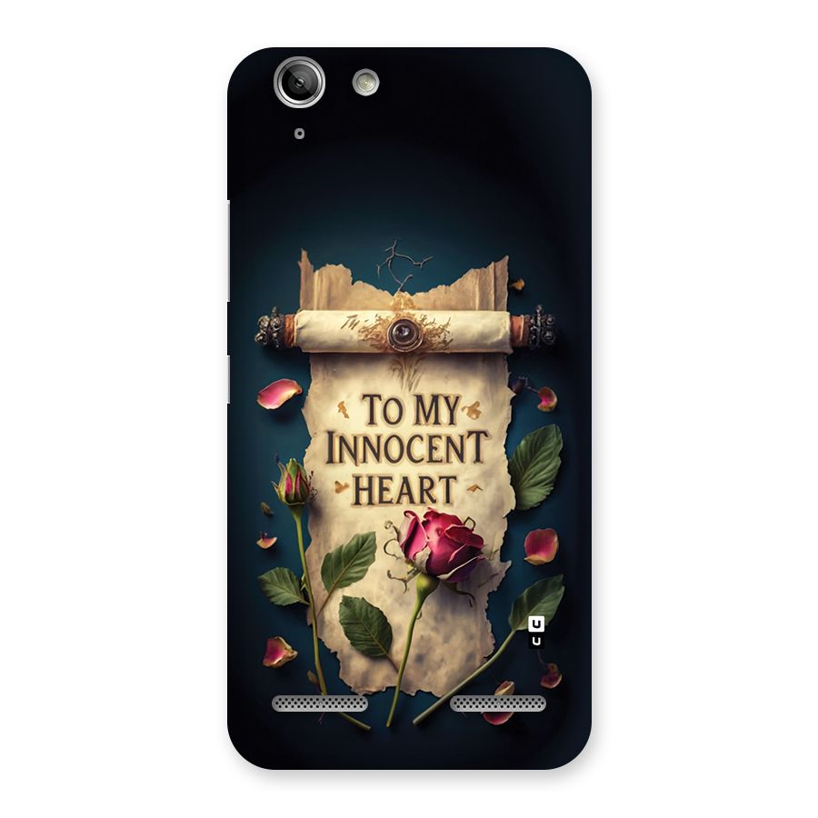 Innocence Of Heart Back Case for Vibe K5