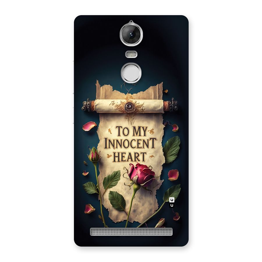 Innocence Of Heart Back Case for Vibe K5 Note