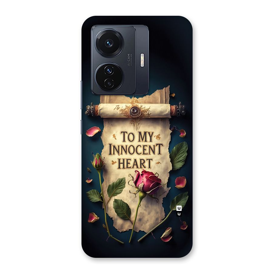 Innocence Of Heart Back Case for Vivo T1 Pro