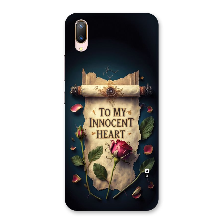 Innocence Of Heart Back Case for Vivo V11 Pro