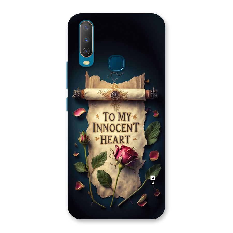 Innocence Of Heart Back Case for Vivo Y11