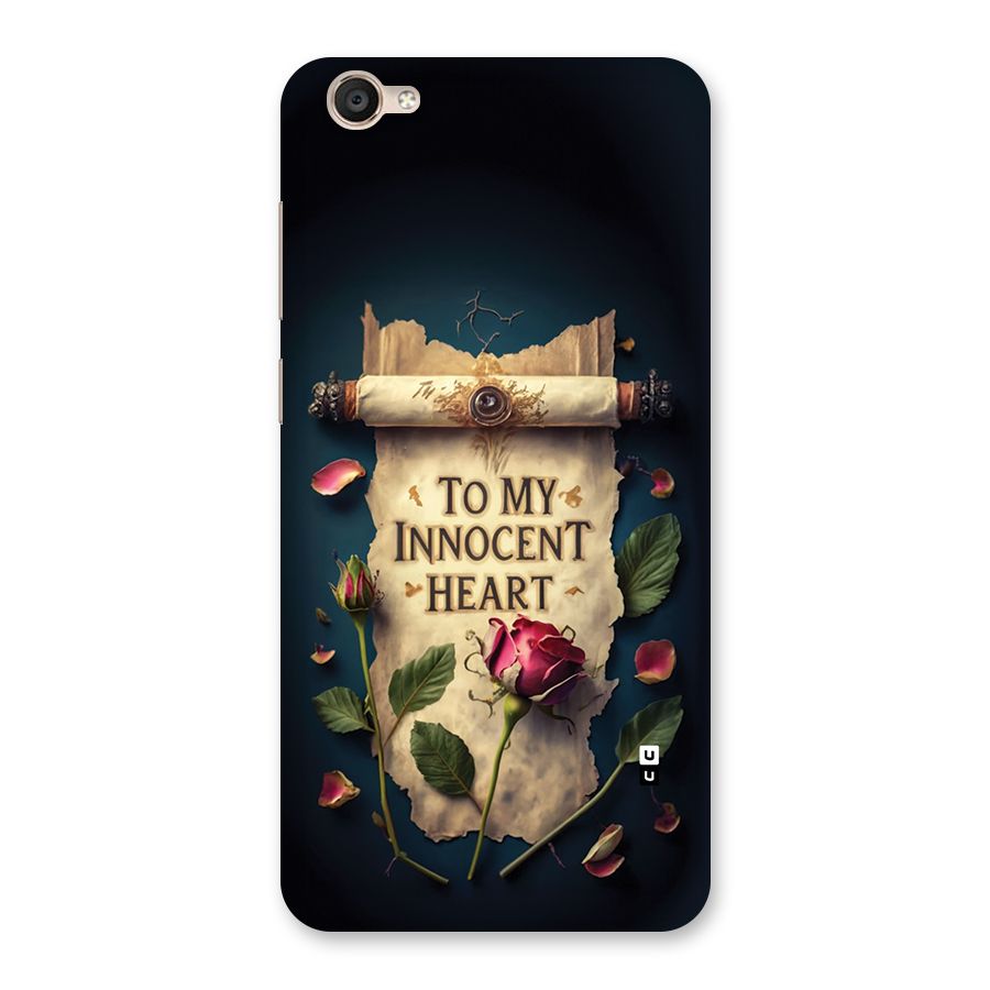 Innocence Of Heart Back Case for Vivo Y55s