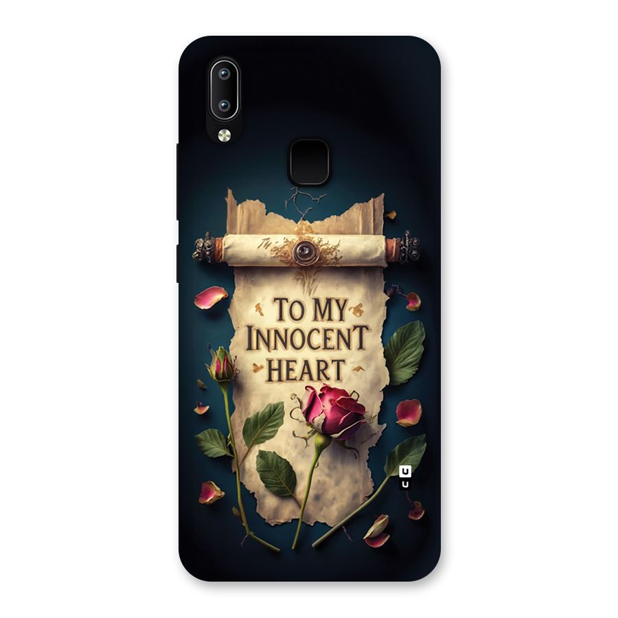 Innocence Of Heart Back Case for Vivo Y93