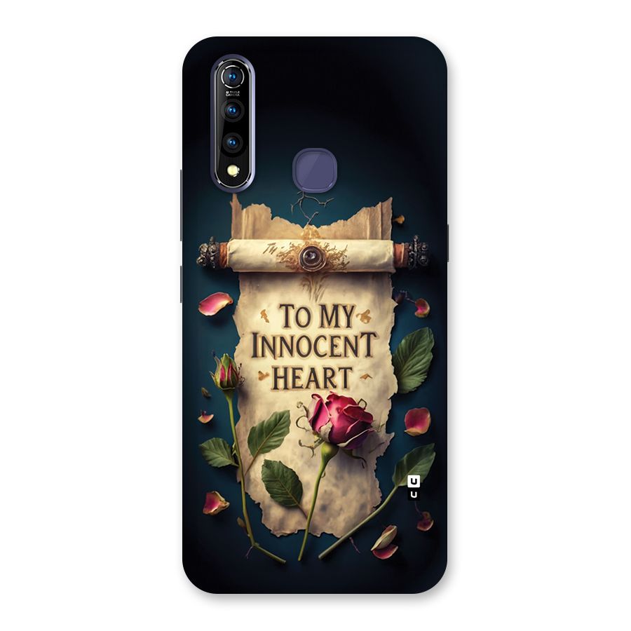 Innocence Of Heart Back Case for Vivo Z1 Pro