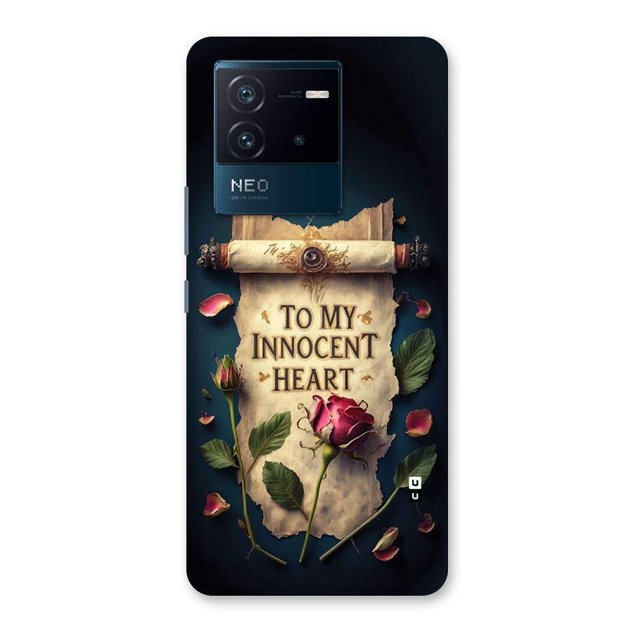 Innocence Of Heart Back Case for Vivo iQOO Neo 6 5G