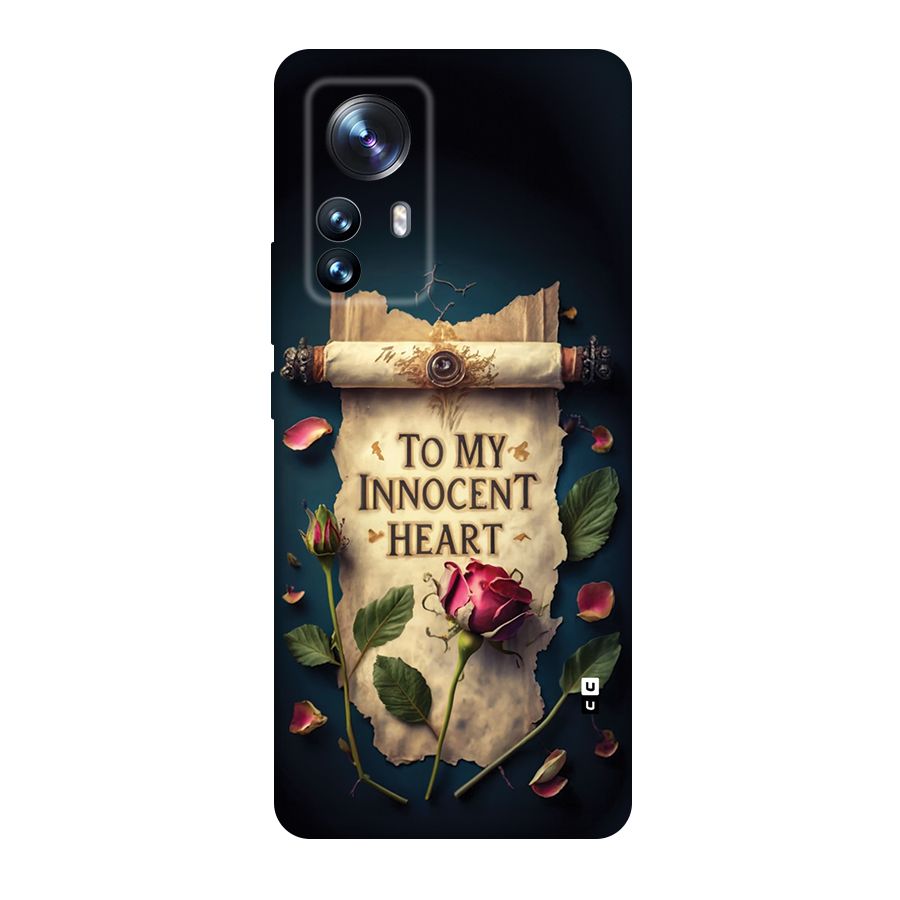 Innocence Of Heart Back Case for Xiaomi 12 Pro