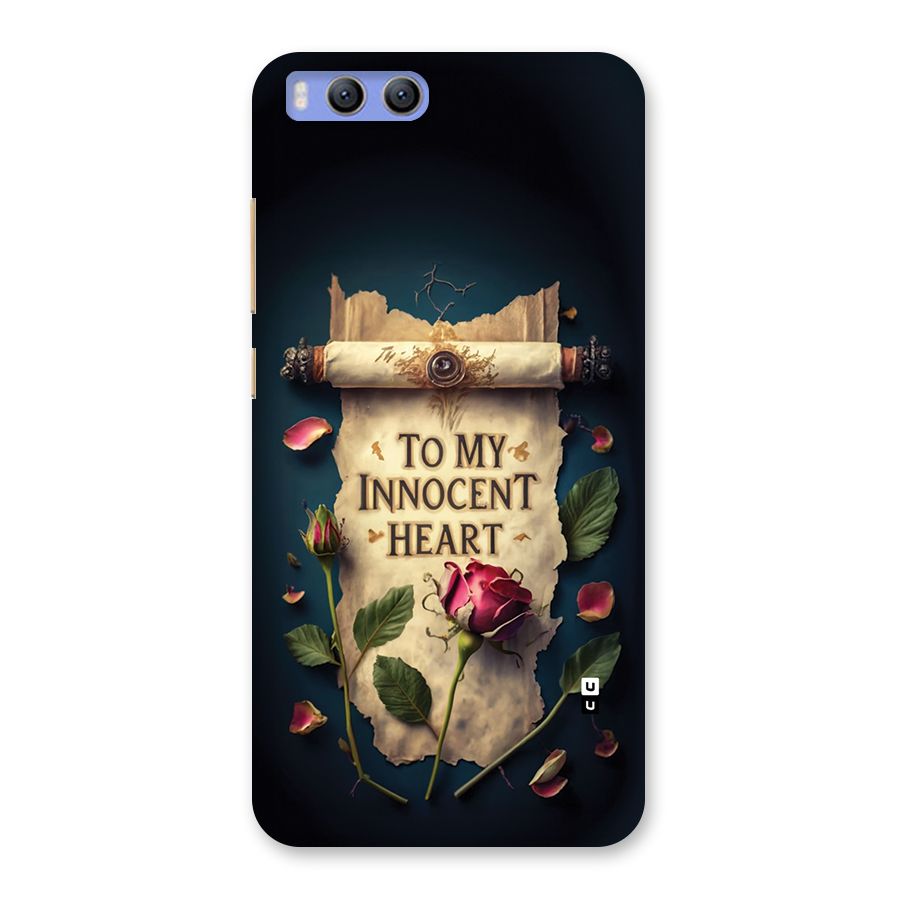 Innocence Of Heart Back Case for Xiaomi Mi 6