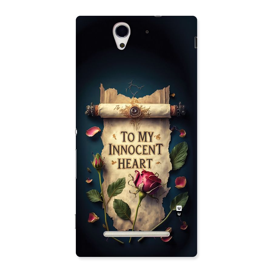 Innocence Of Heart Back Case for Xperia C3