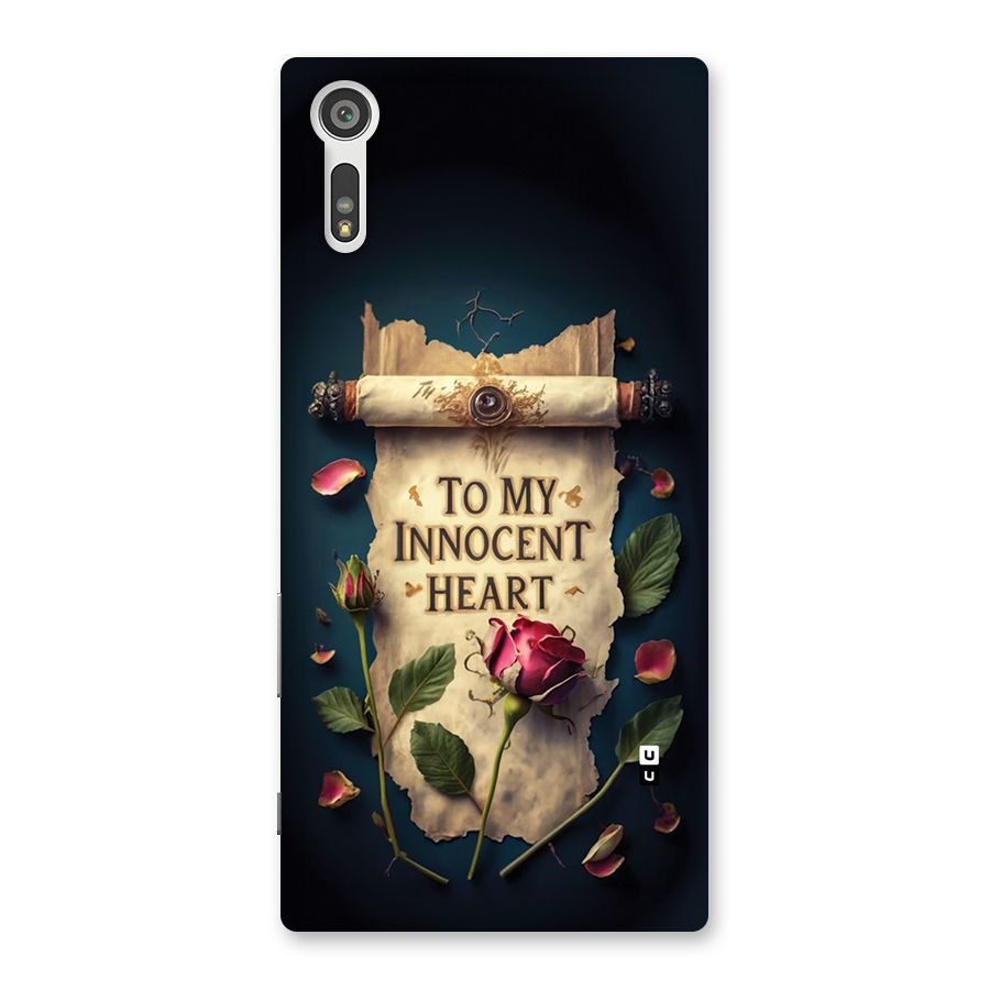 Innocence Of Heart Back Case for Xperia XZ