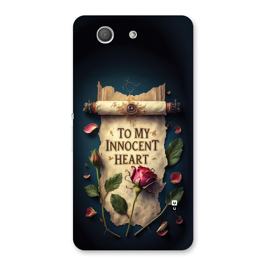 Innocence Of Heart Back Case for Xperia Z3 Compact
