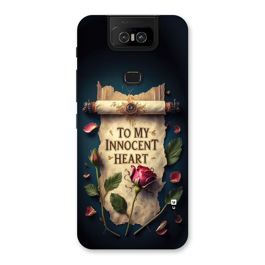Innocence Of Heart Back Case for Zenfone 6z