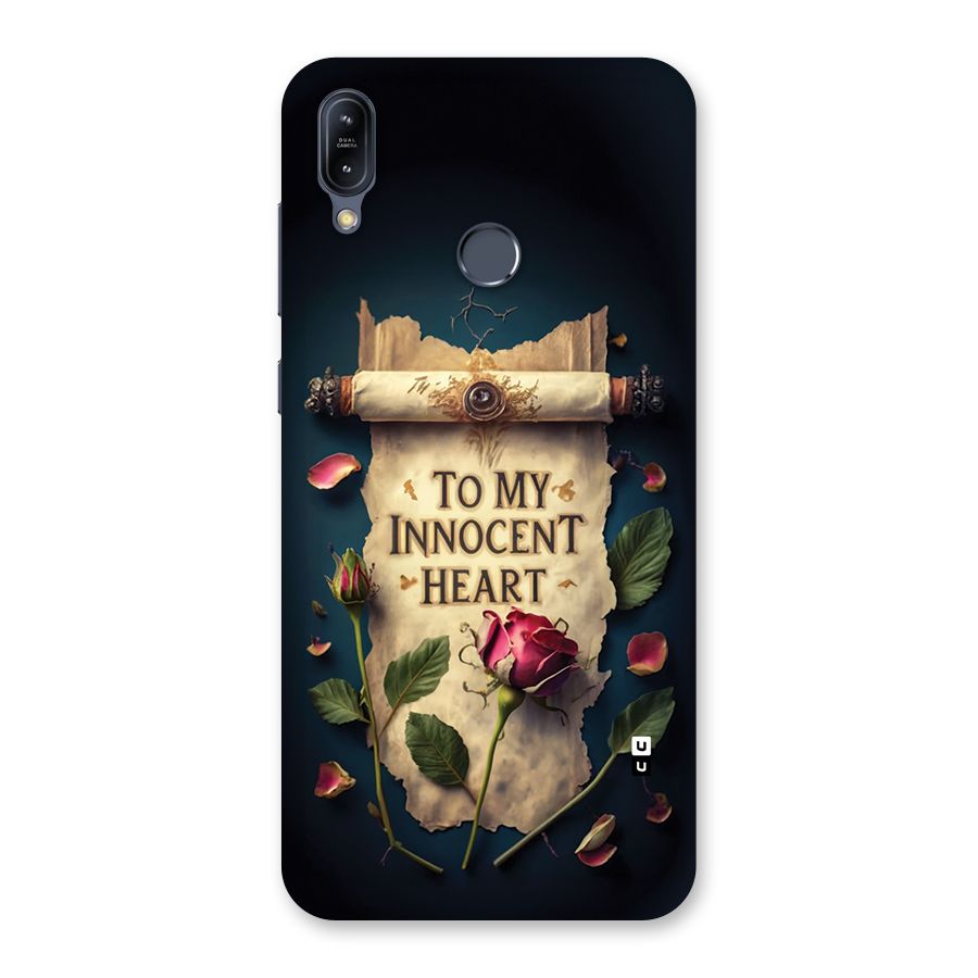 Innocence Of Heart Back Case for Zenfone Max M2