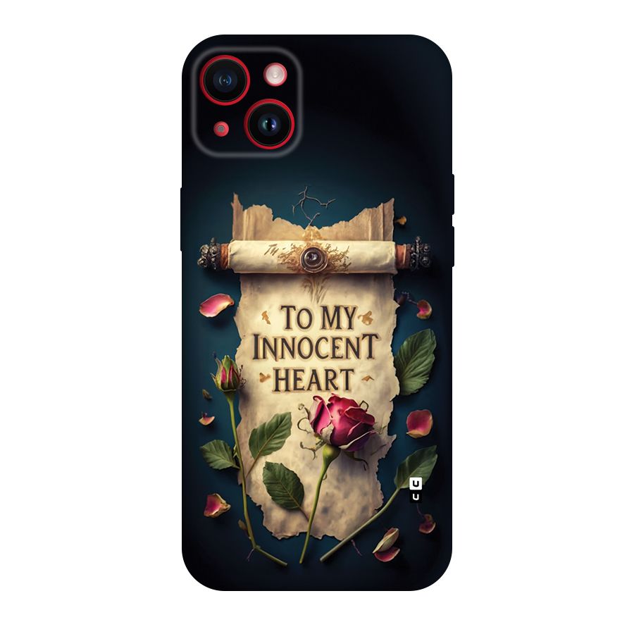 Innocence Of Heart Back Case for iPhone 14 Plus