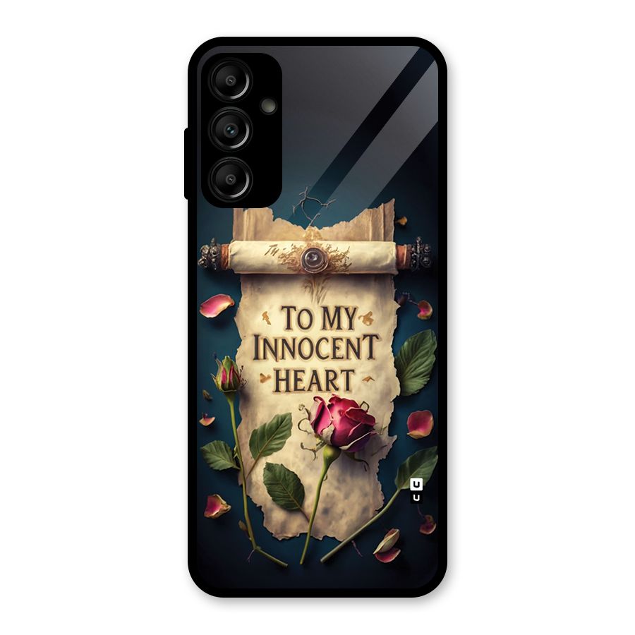 Innocence Of Heart Glass Back Case for Galaxy A14 5G