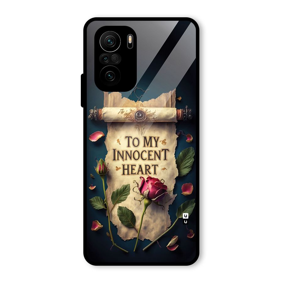 Innocence Of Heart Glass Back Case for Mi 11x