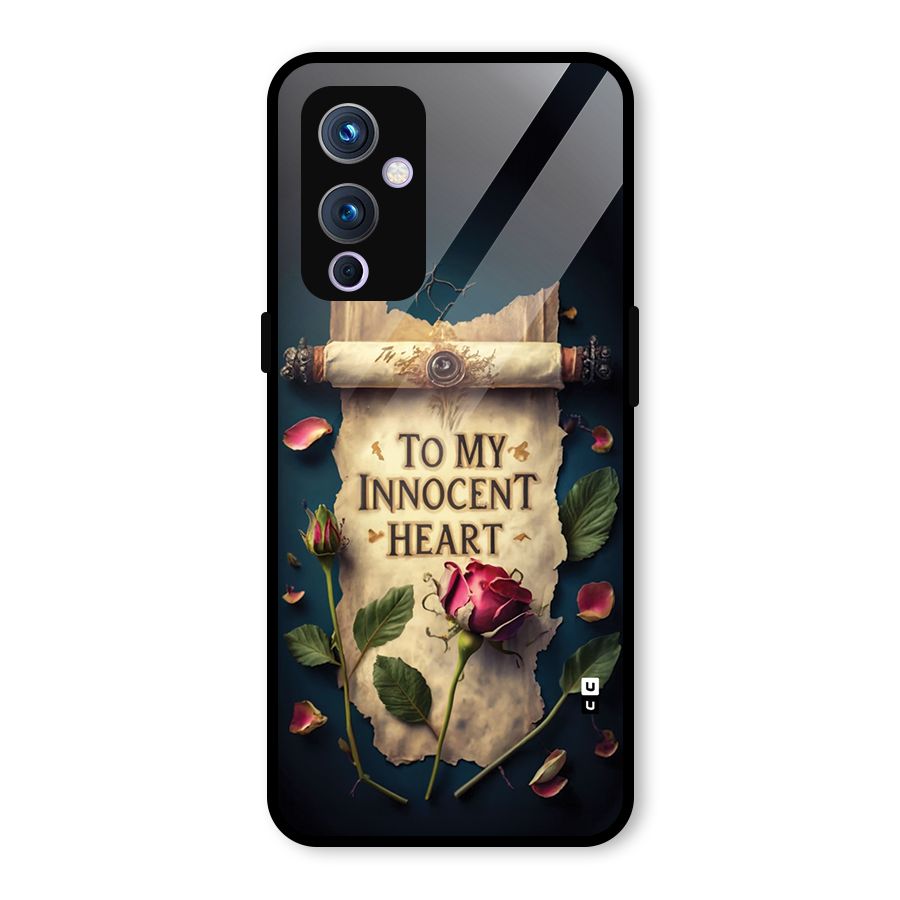 Innocence Of Heart Glass Back Case for OnePlus 9
