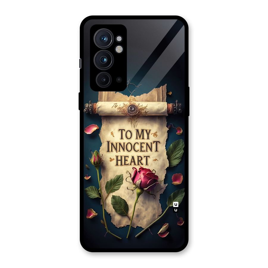 Innocence Of Heart Glass Back Case for OnePlus 9RT 5G