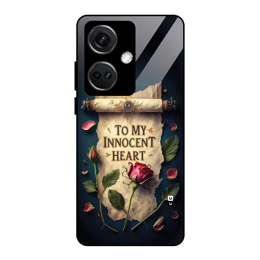 Innocence Of Heart Glass Back Case for OnePlus Nord CE 3 5G