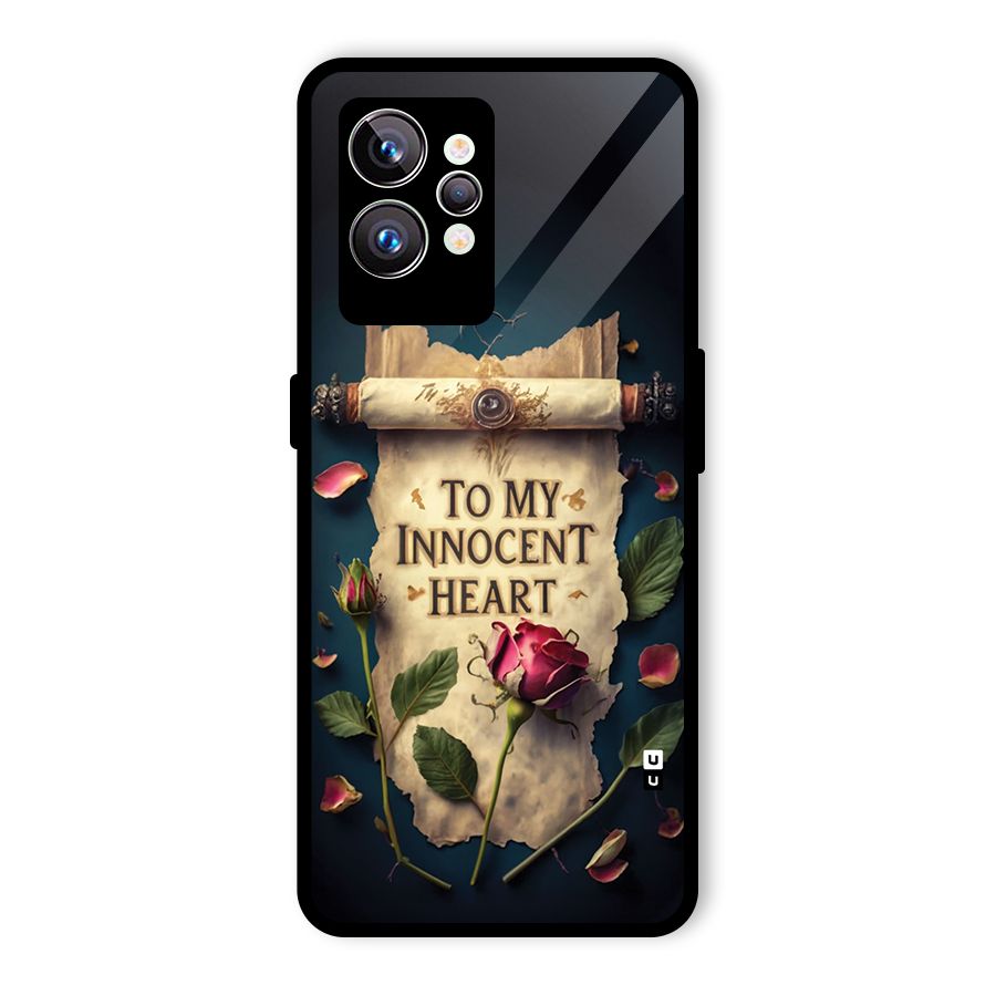 Innocence Of Heart Glass Back Case for Realme GT2 Pro