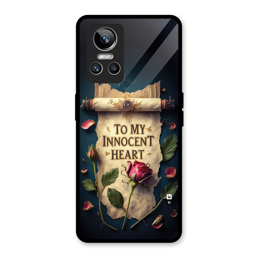 Innocence Of Heart Glass Back Case for Realme GT Neo 3