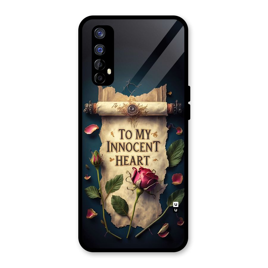 Innocence Of Heart Glass Back Case for Realme Narzo 20 Pro