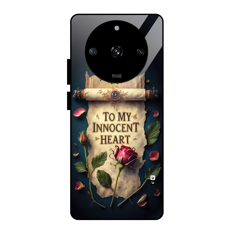 Innocence Of Heart Glass Back Case for Realme Narzo 60 5G